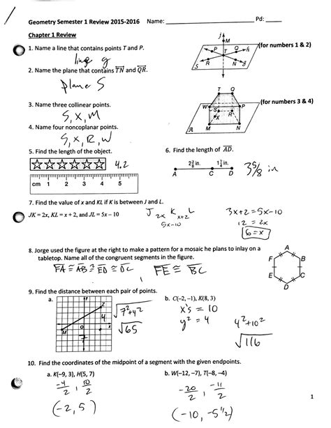1 2 3 Extra Practice See page 778. . Extra practice chapter 1 geometry answers